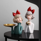 Busto Decorativo Lili Tray Estatueta