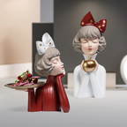 Busto Decorativo Lili Tray Estatueta