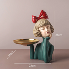 Busto Decorativo Lili Tray Estatueta