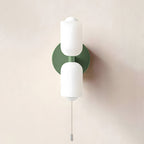 Arandela de Parede Dupla Minimalista Crema