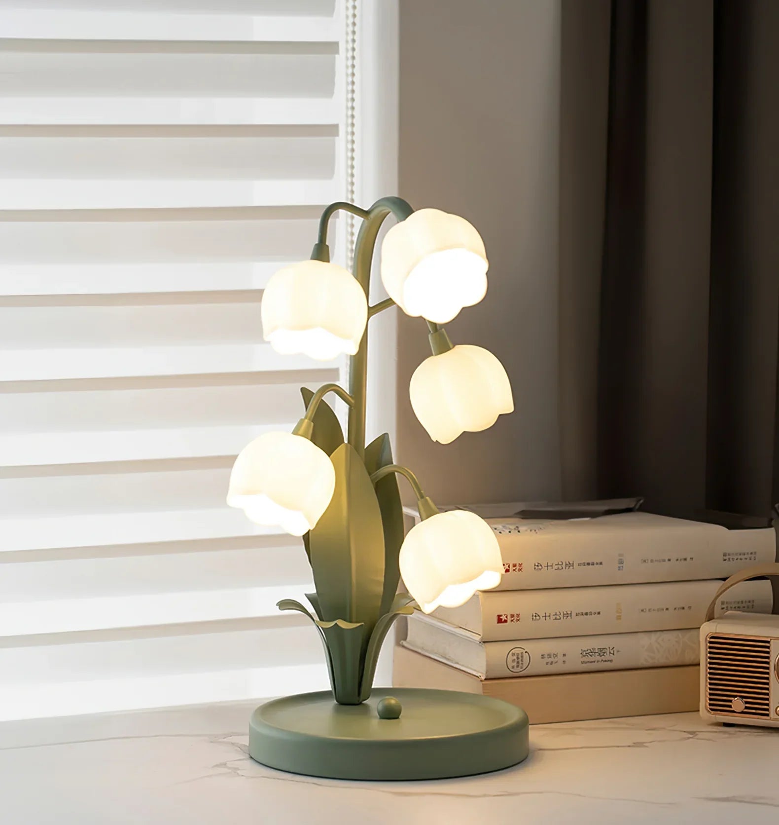 Luminária de Mesa Bell Orchid