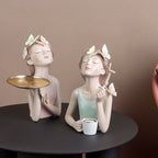 Busto DecorativoLili Butterfly Café Estatueta