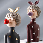 Busto Decorativo Lili Ball Estatueta