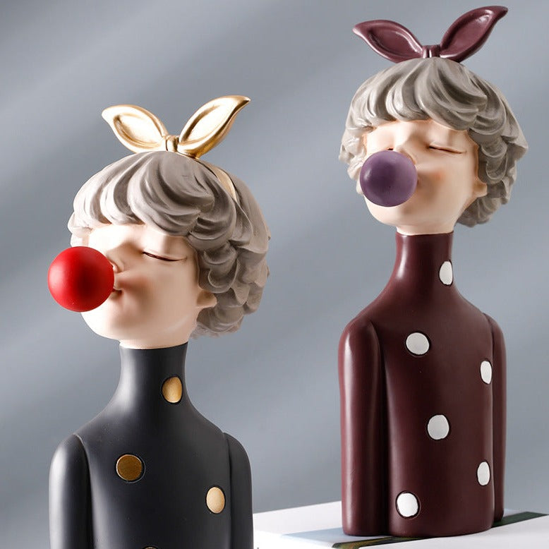Busto Decorativo Lili Ball Estatueta