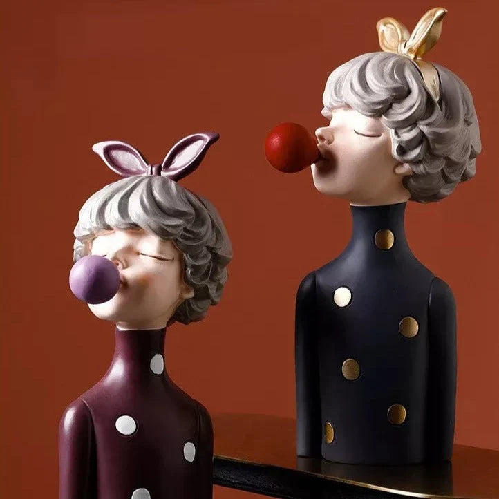 Busto Decorativo Lili Ball Estatueta