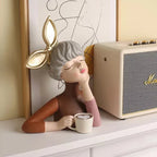 Busto Decorativo Lili Max Café Estatueta