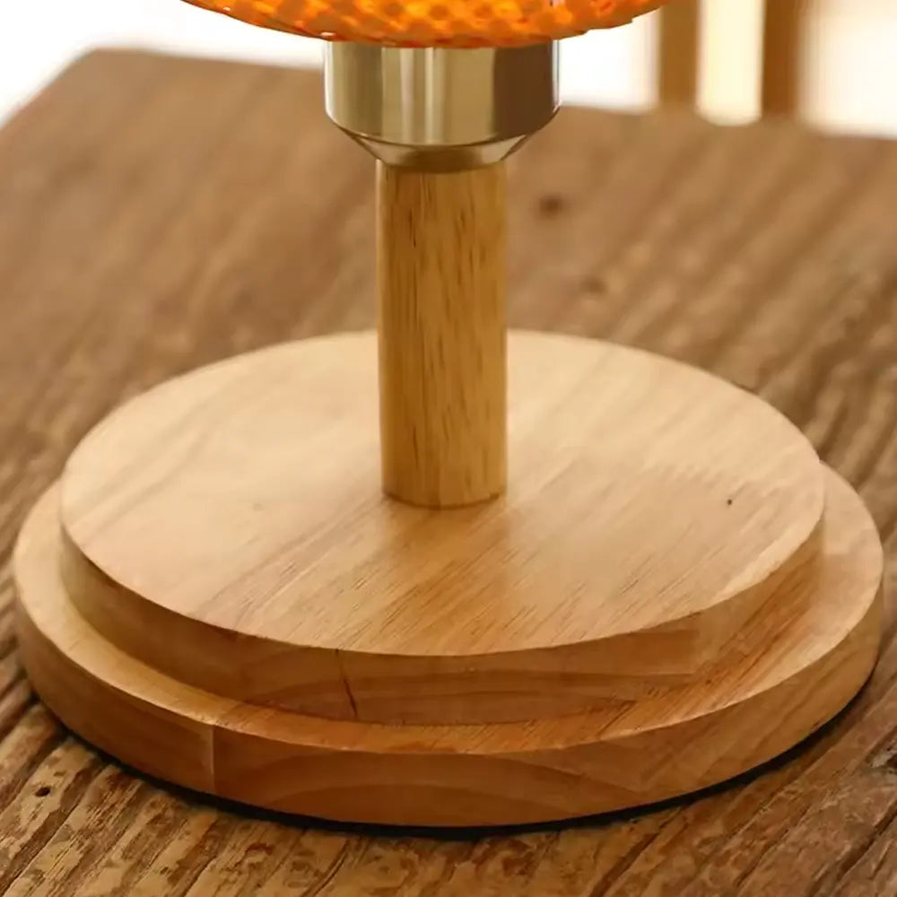 Luminária de Mesa Bambu Rattan