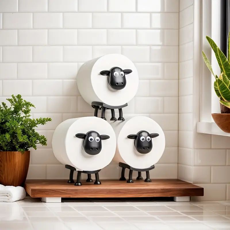 Porta Papel Higiênico de Ovelha