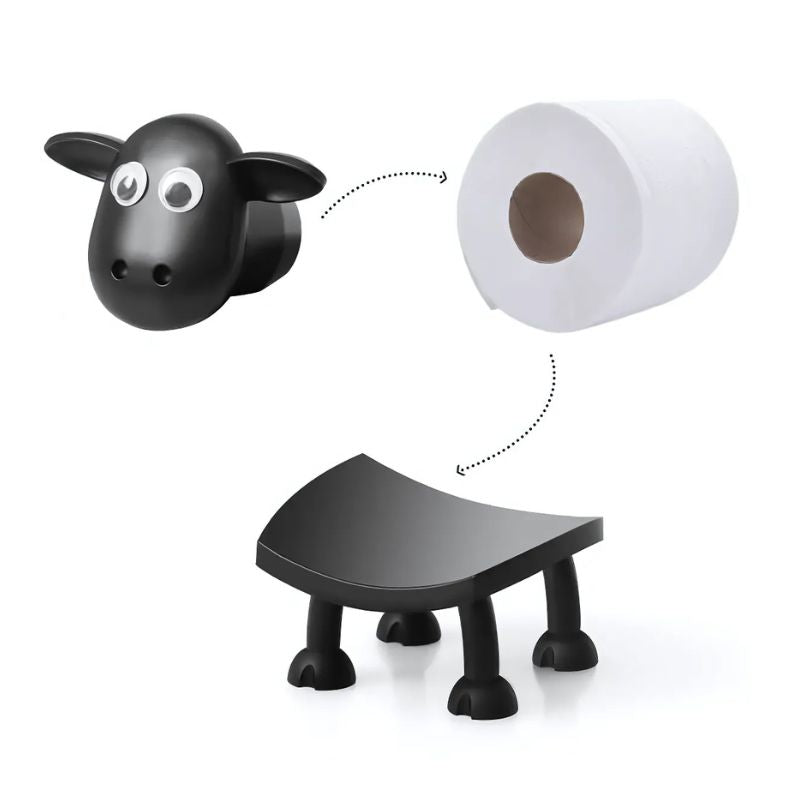 Porta Papel Higiênico de Ovelha