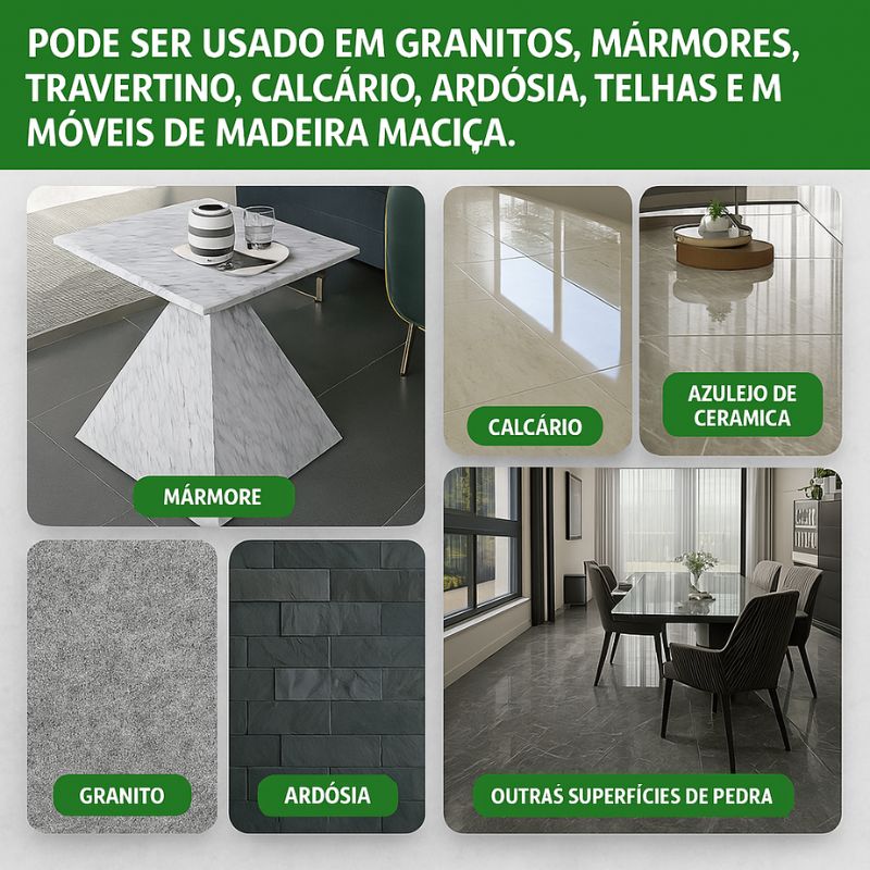 Renovador e Revitalizador de Mármores, Granitos e Porcelanatos [Compre 1 Leve 2]