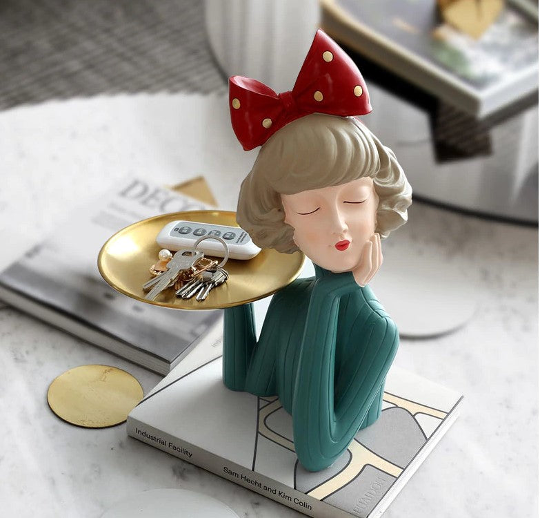 Busto Decorativo Lili Tray Estatueta