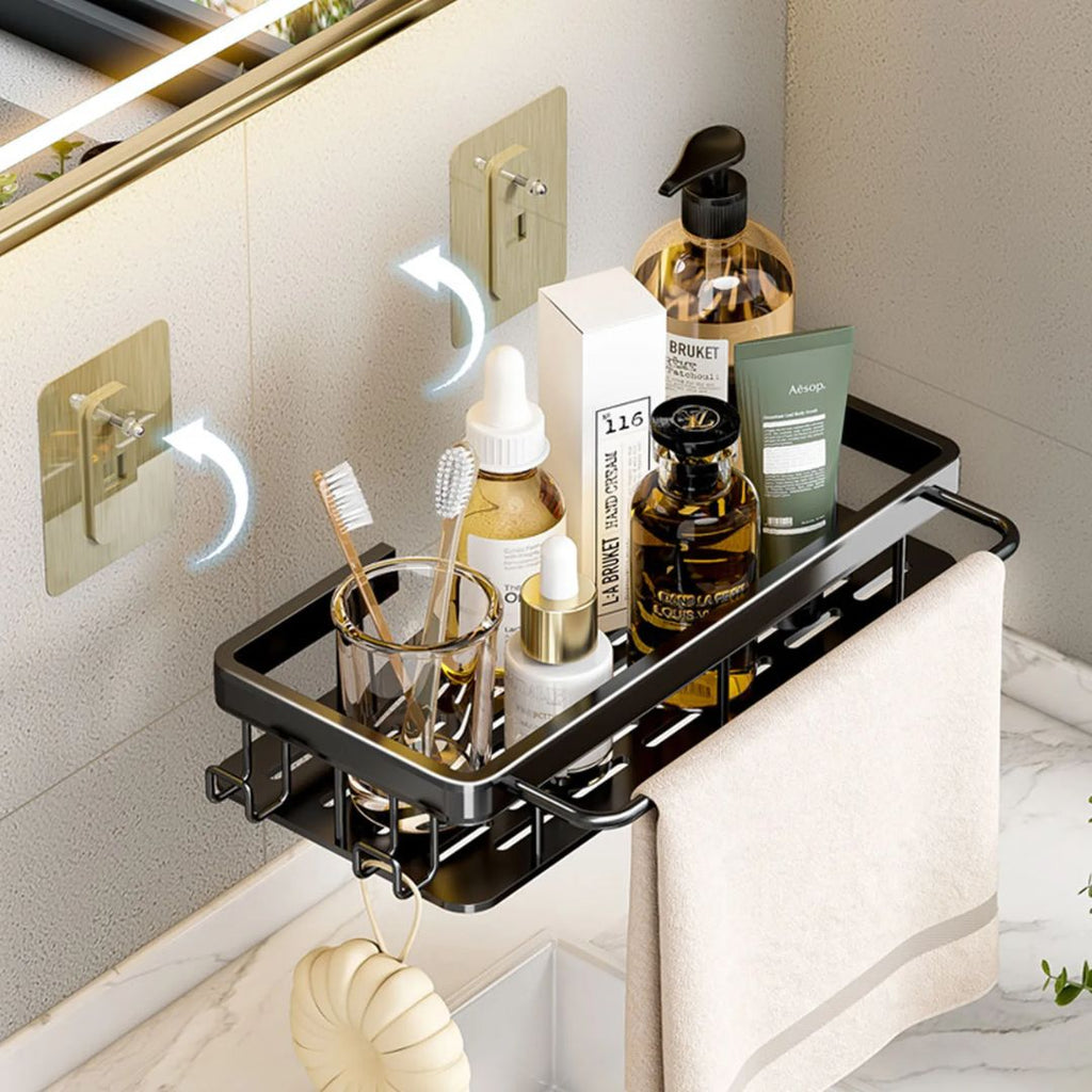 Suporte de Utensílios de Parede Multiuso Sem Perfuração