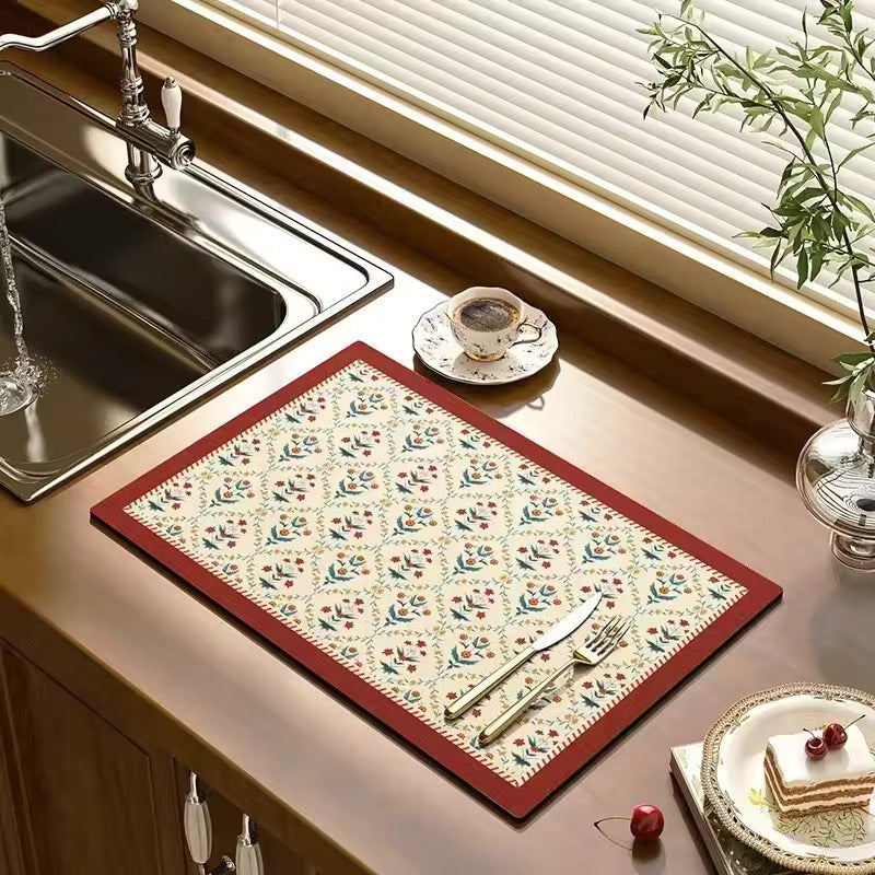 Tapete Escorredor de Louça Ultra Absorvente