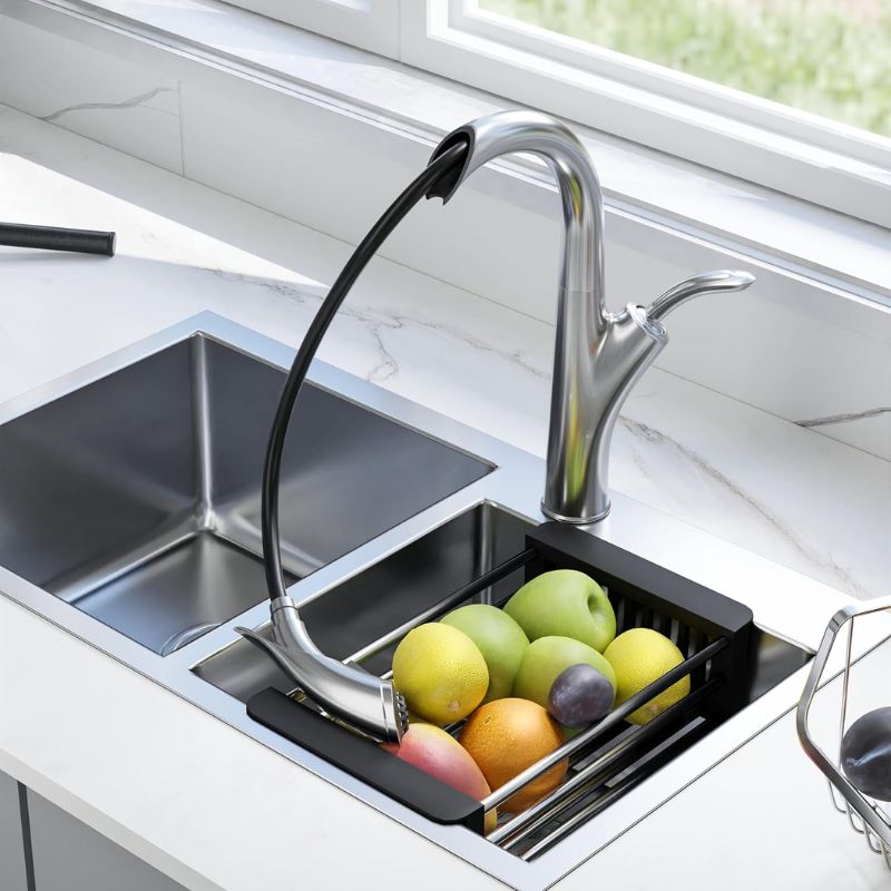 Torneira Gourmet para Cozinha Monocomando 2 Modos de Água Extensível
