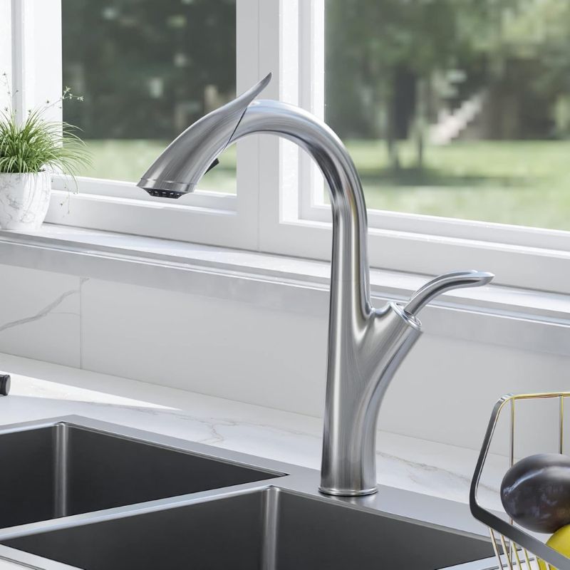Torneira Gourmet para Cozinha Monocomando 2 Modos de Água Extensível