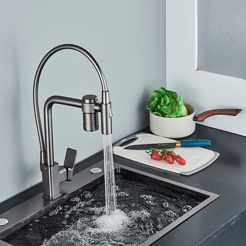 Torneira Gourmet para Cozinha Monocomando Guindaste com Filtro