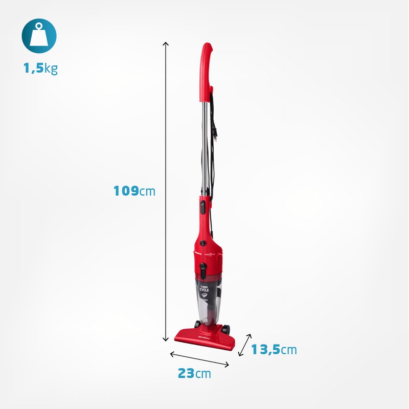 Aspirador de Pó Vertical 2 em 1 Mondial Turbo Cycle AP30 1200W