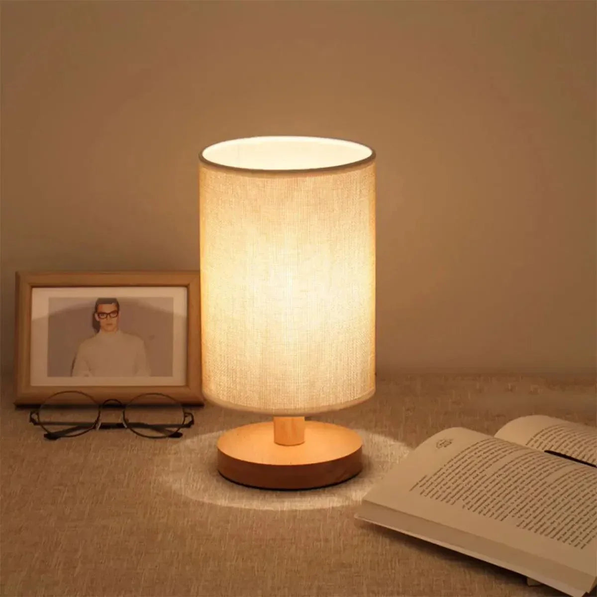 Luminária de Mesa Cúpula Linho