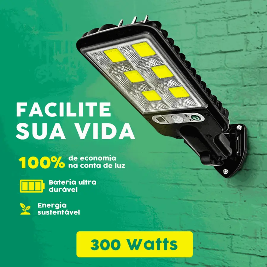 Super Refletor Solar Com Sensor Automático [Compre 1 Leve 3]